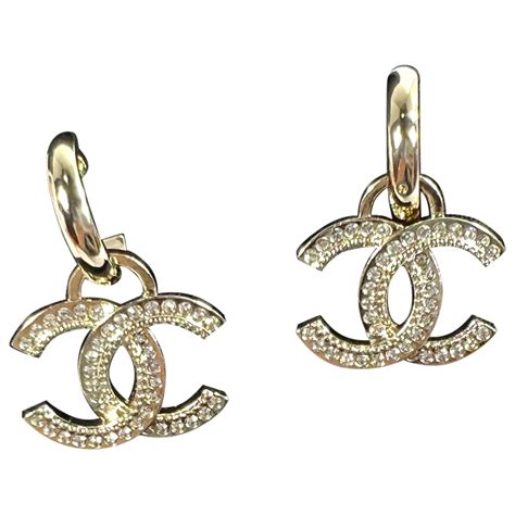 chanel earrings proce|pre owned chanel earrings.